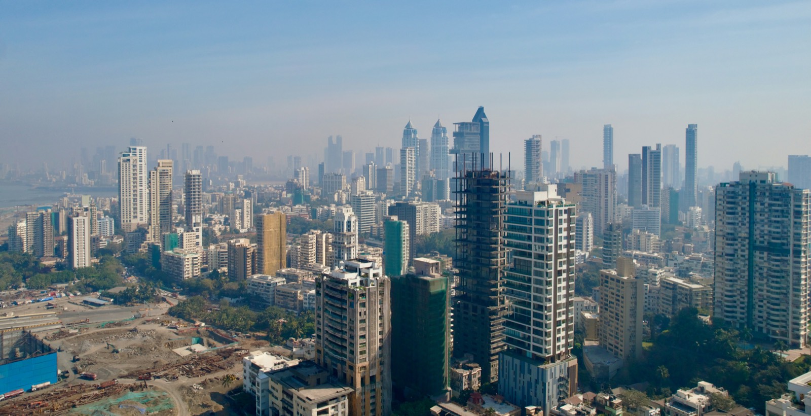 Residential high-rise buildings in Mumbai